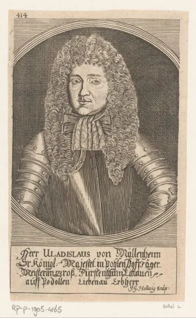 Portret van Wladislaus von Müllenheim