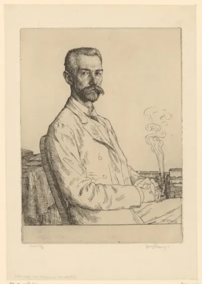 Portret van Woldemar von Seidlitz