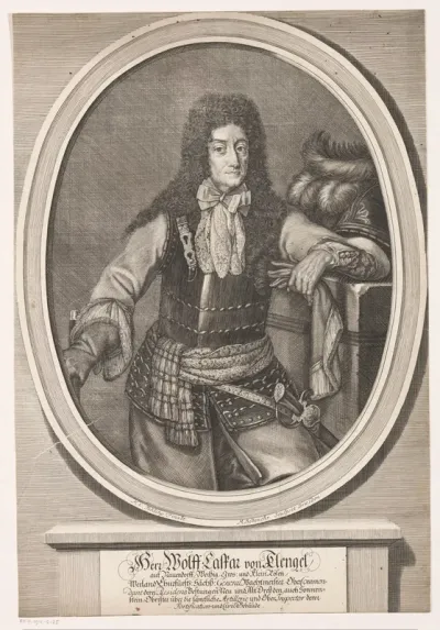 Portret van Wolf Caspar von Klengel