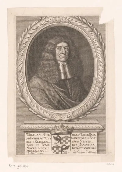 Portret van Wolf Helmhard von Hohberg