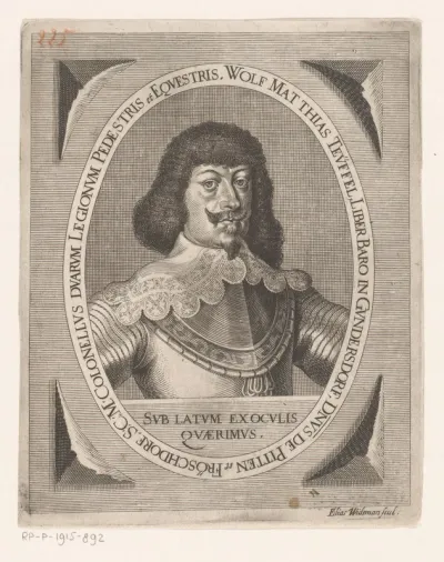 Portret van Wolf Matthias von Teufel