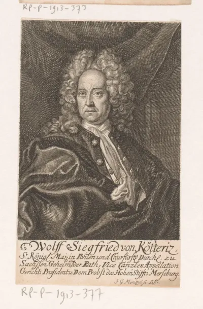 Portret van Wolf Siegfried von Kötteritz
