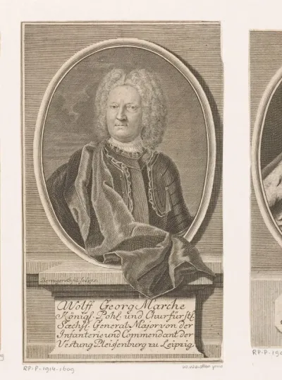 Portret van Wolff Georg Marche