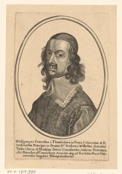 Portret van Wolfgang Conrad von Thumbshirn