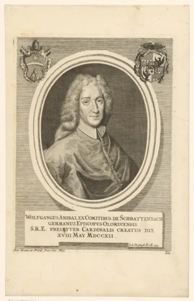 Portret van Wolfgang Hanibal von Schrattenbach