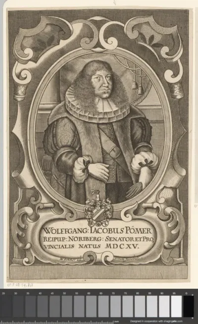 Portret van Wolfgang Jacob Poemer
