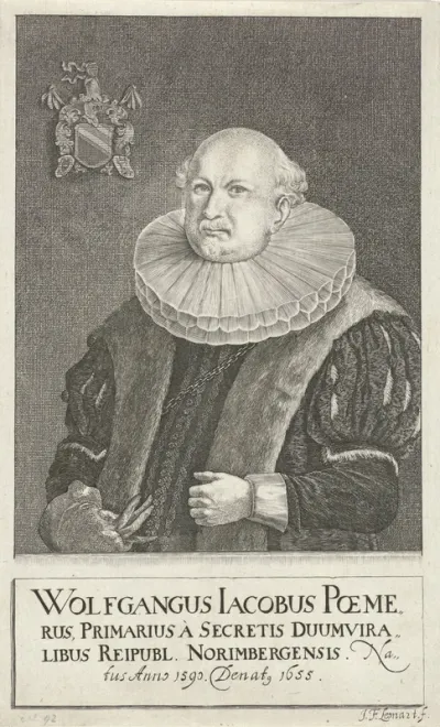 Portret van Wolfgang Jakob Pömer
