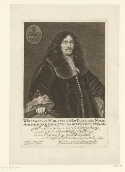 Portret van Wolfgang Martin Imhof