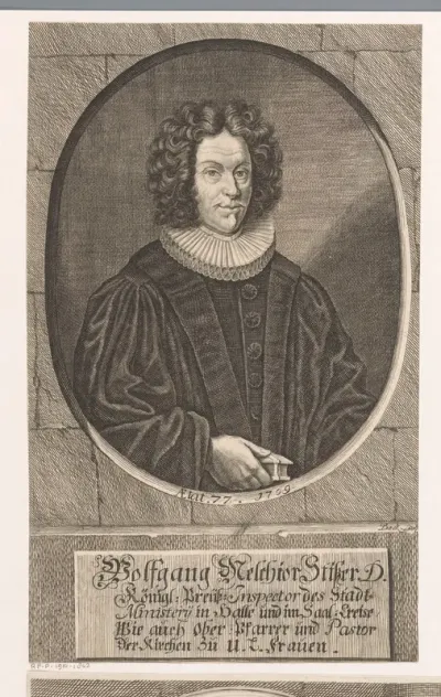 Portret van Wolfgang Melchior Stisser