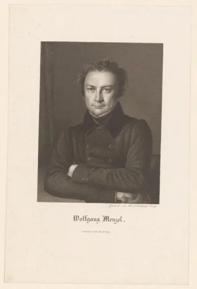 Portret van Wolfgang Menzel