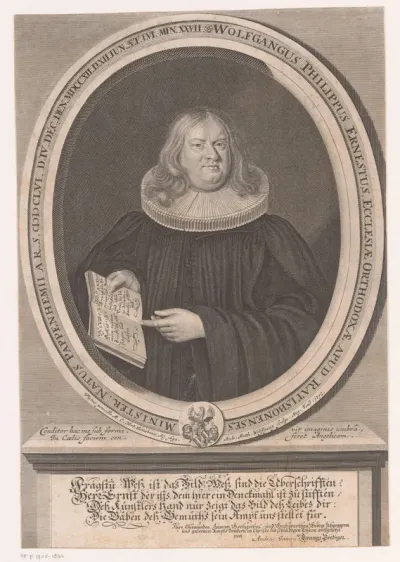 Portret van Wolfgang Philipp Ernst