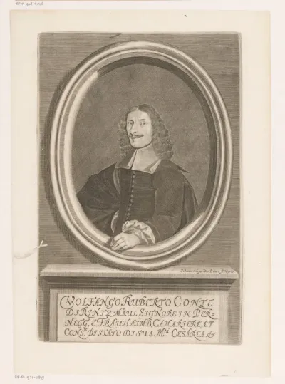 Portret van Wolfgang Rupert, Graf von Rindsmaul