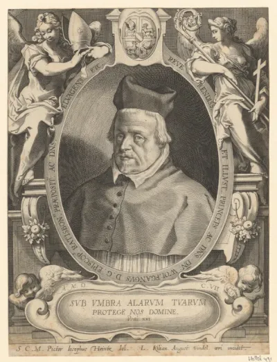 Portret van Wolfgang von Hausen, bisschop van Regensburg