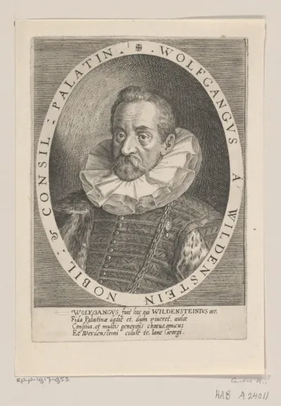 Portret van Wolfgang von Wildenstein