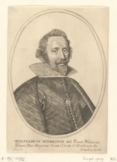Portret van Wolfgang Wilhelm graaf van Pfalz-Neuburg