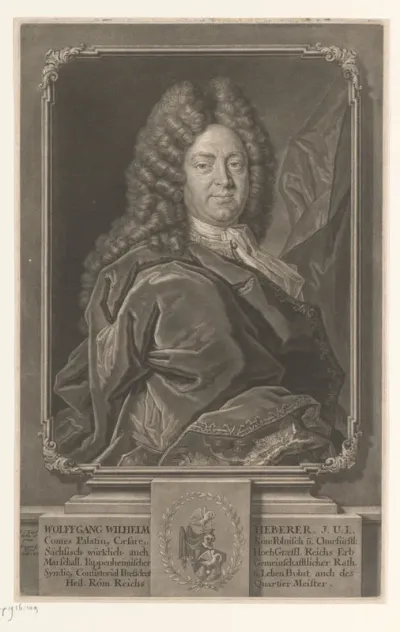 Portret van Wolfgang Wilhelm Heberer