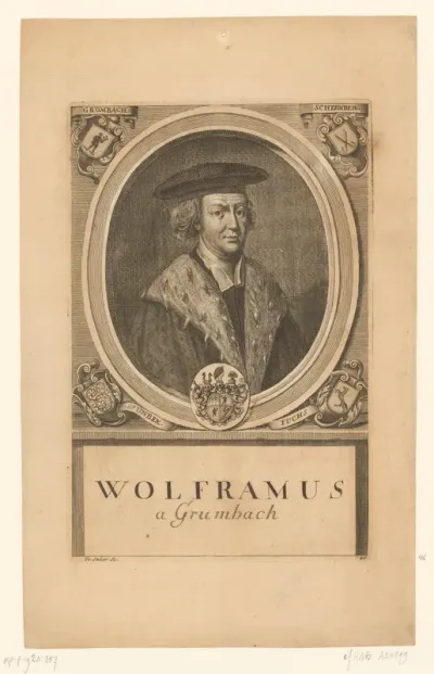 Portret van Wolframus a Grumbach