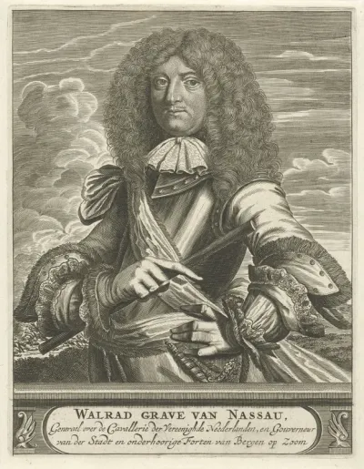 Portret van Wolrat, graaf van Nassau-Usingen