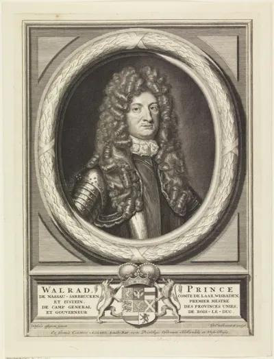 Portret van Wolrat van Nassau-Usingen
