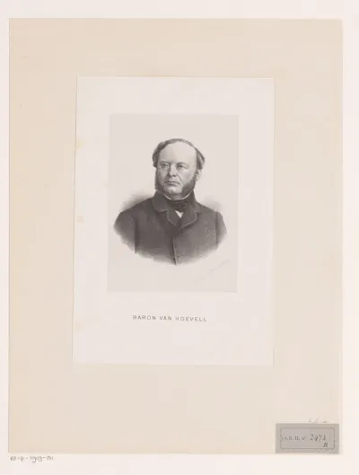 Portret van Wolter Robert van Hoëvell
