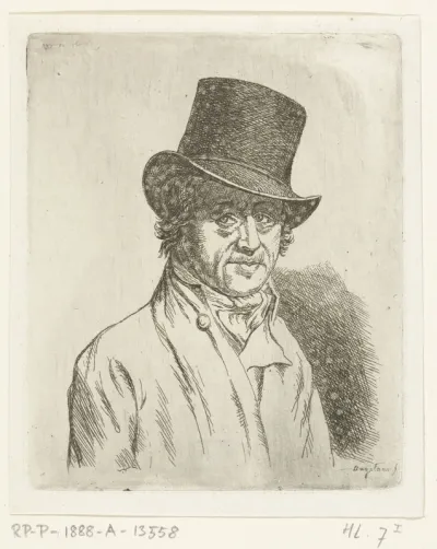 Portret van Wouterus de Nooy