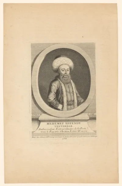 Portret van Yirmisekiz Mehmed Çelebi