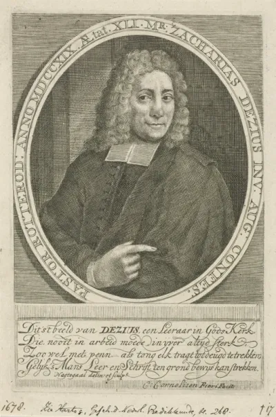 Portret van Zacharias Dezius