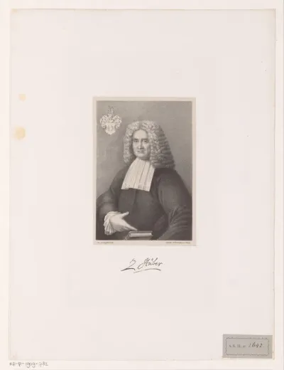 Portret van Zacharias Huber