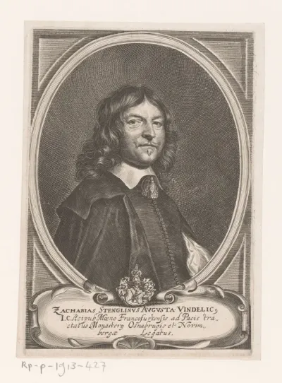 Portret van Zacharias Stenglin