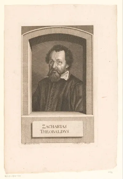Portret van Zacharias Theobald