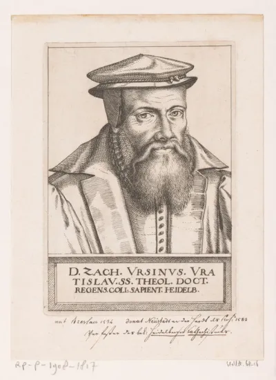 Portret van Zacharias Ursinus