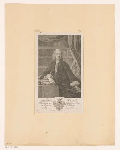 Portret van Zacharias Vogel