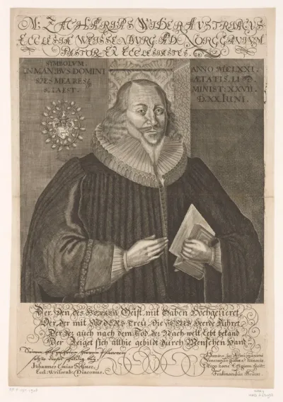 Portret van Zacharias Wider