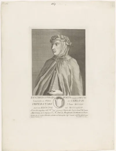 Portret van Zanobi da Strada
