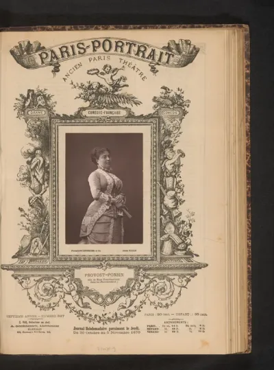 Portret van Zélia Ponsin