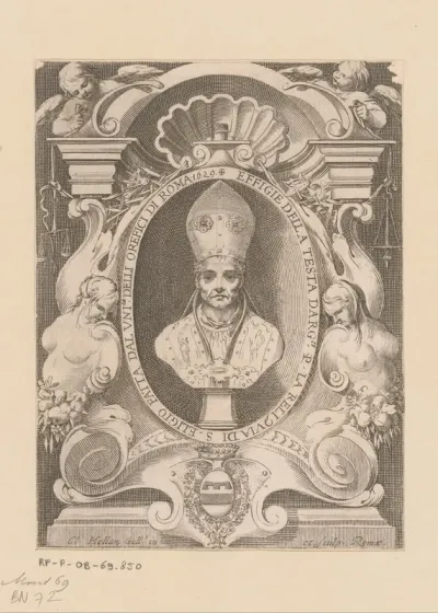 Portretbuste als reliekhouder van H. Eligius