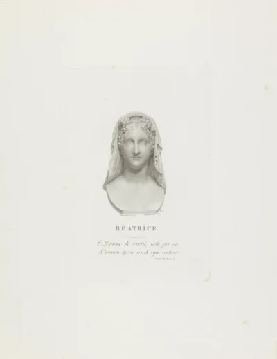 Portretbuste van Beatrice Portinari