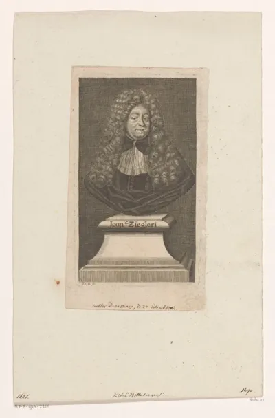Portretbuste van Caspar Ziegler