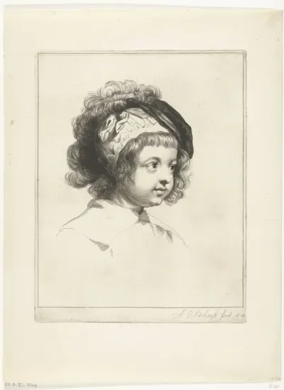 Portretbuste van de zoon van Peter Paul Rubens