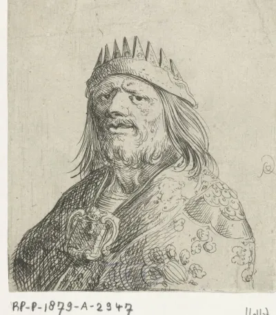 Portretbuste van een koning