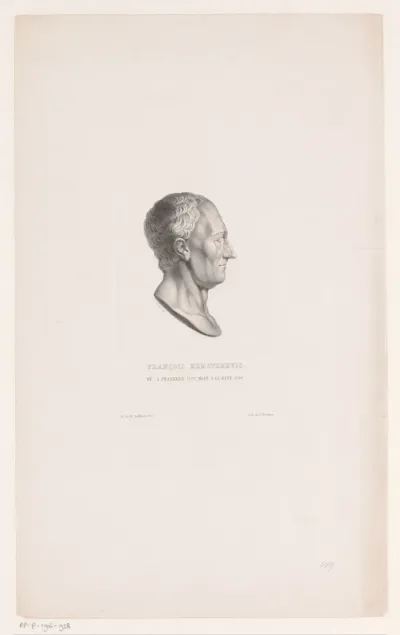 Portretbuste van Franciscus Hemsterhuis