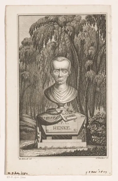 Portretbuste van Heinrich Philipp Conrad Henke