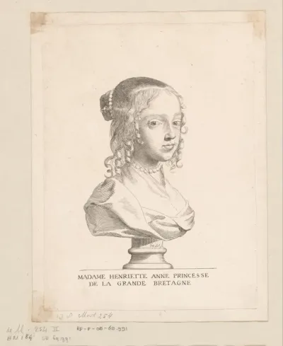 Portretbuste van Henriëtta Anne van Engeland