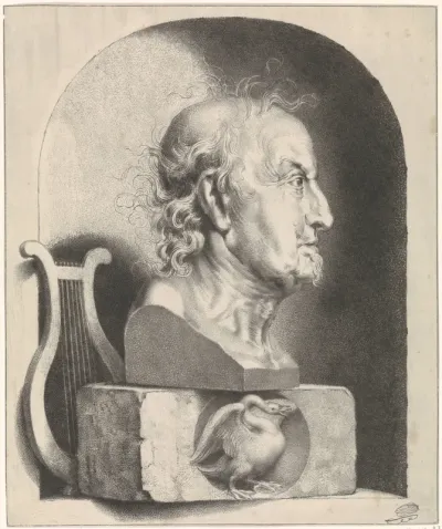 Portretbuste van Joost van den Vondel