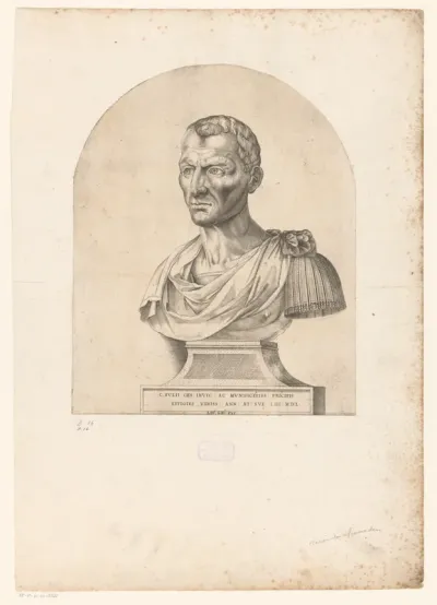 Portretbuste van Julius Caesar