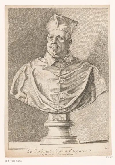 Portretbuste van kardinaal Scipione Borghese