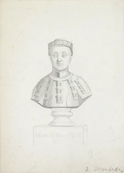 Portretbuste van Karel van Eu