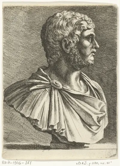Portretbuste van keizer Gallienus (?)