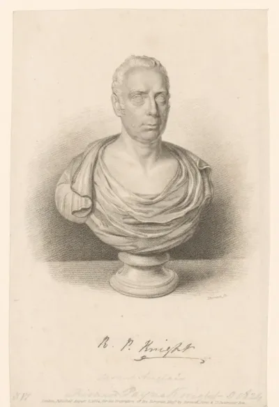 Portretbuste van Richard Payne Knight