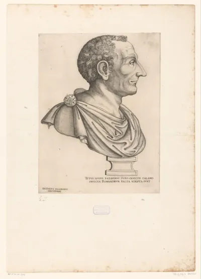 Portretbuste van Romeins geschiedschrijver Titus Livius